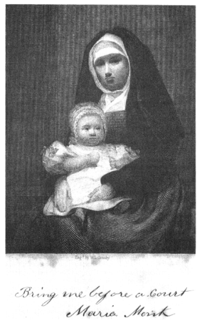 Maria Monk with child